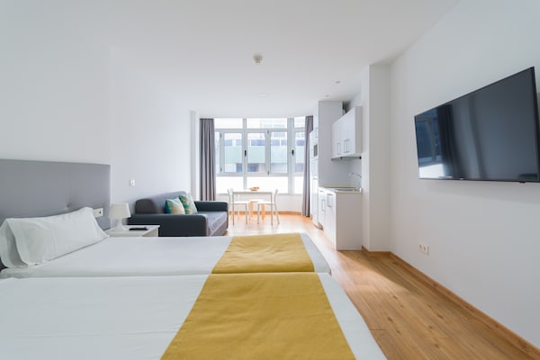 Foto van Studio in Las Palmas bij Playa de Las Canteras - Vakantiehuis in Las Palmas de Gran Canaria - BedRoom