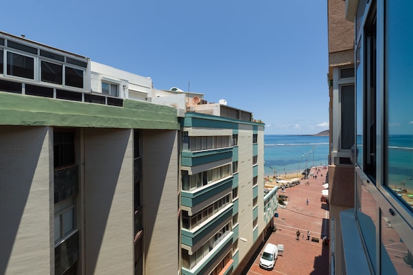 Foto van Studio in Las Palmas bij Playa de Las Canteras - Vakantiehuis in Las Palmas de Gran Canaria - Outdoor