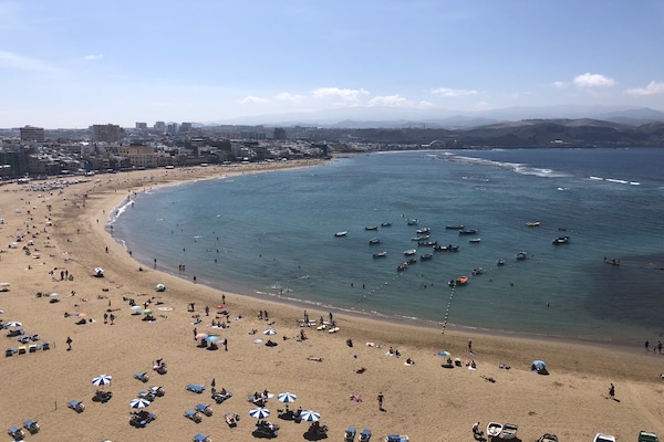 Foto van Studio in Las Palmas bij Playa de Las Canteras - Vakantiehuis in Las Palmas de Gran Canaria - Outdoor