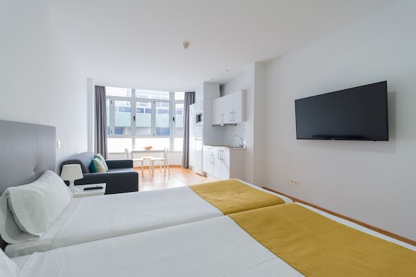Foto van Studio in Las Palmas bij Playa de Las Canteras - Vakantiehuis in Las Palmas de Gran Canaria - BedRoom