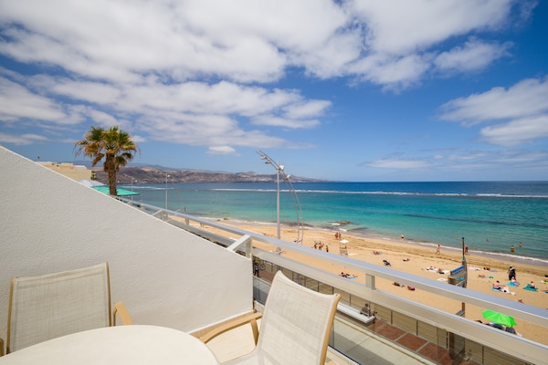 Foto van Huis bij Playa de Las Canteras met Zeezicht - Vakantiehuis in Las Palmas de Gran Canaria - terrace