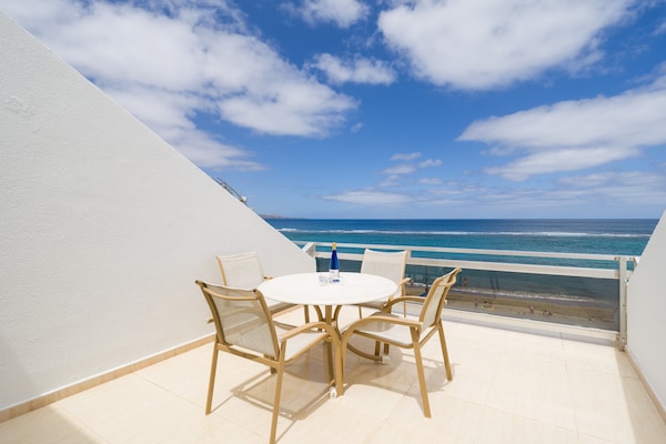 Foto van Huis bij Playa de Las Canteras met Zeezicht - Vakantiehuis in Las Palmas de Gran Canaria - terrace