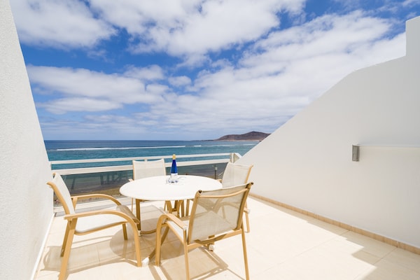 Foto van Huis bij Playa de Las Canteras met Zeezicht - Vakantiehuis in Las Palmas de Gran Canaria - terrace