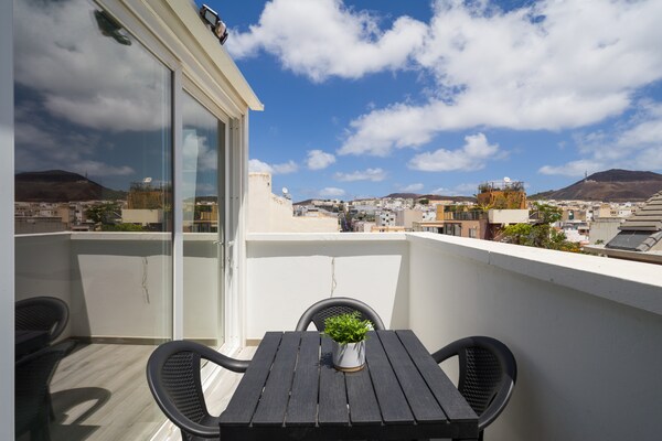 Foto van Huis in Las Palmas bij Las Canteras Strand - Vakantiehuis in Las Palmas de Gran Canaria - terrace