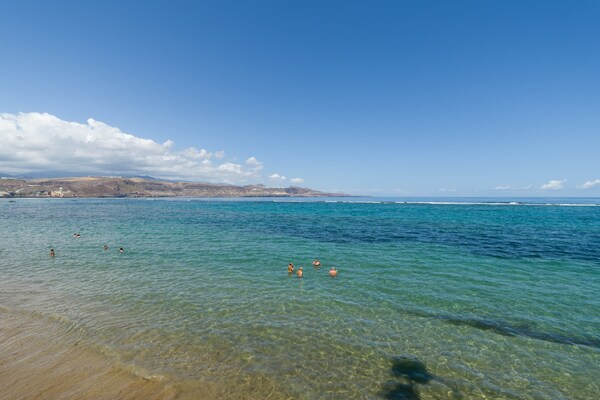 Foto van Huis bij Playa de Las Canteras met Tuin - Vakantiehuis in Las Palmas de Gran Canaria - Outdoor