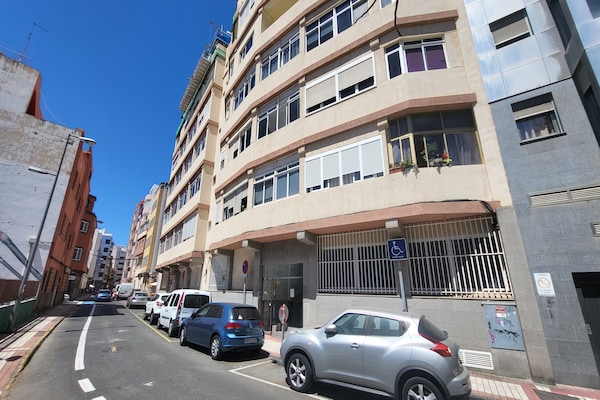 Foto van Huis bij Playa de Las Canteras met Tuin - Vakantiehuis in Las Palmas de Gran Canaria - Outdoor
