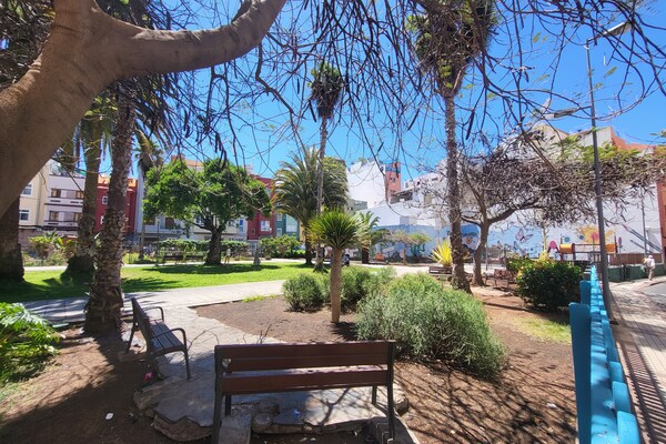 Foto van Huis bij Playa de Las Canteras met Tuin - Vakantiehuis in Las Palmas de Gran Canaria - Outdoor