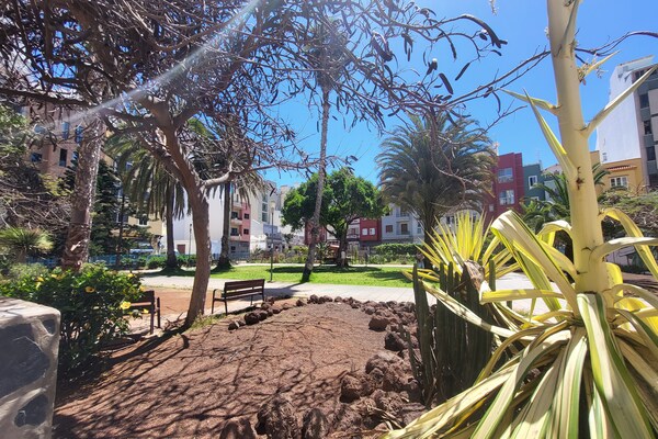 Foto van Huis bij Playa de Las Canteras met Tuin - Vakantiehuis in Las Palmas de Gran Canaria - Outdoor