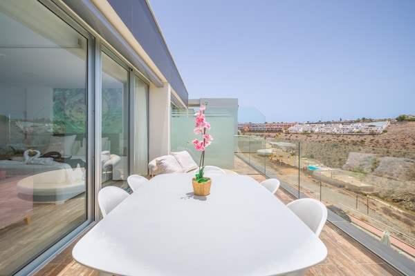 Foto van Huis in Mogán bij Playa de Amadores - Vakantiehuis in Mogán - TerraceBalcony