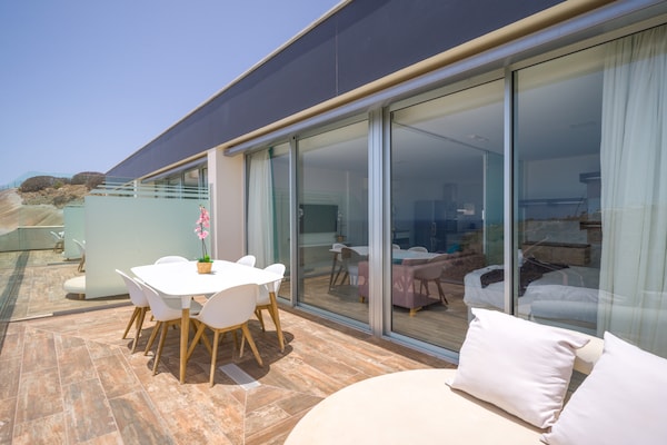 Foto van Huis in Mogán bij Playa de Amadores - Vakantiehuis in Mogán - terrace