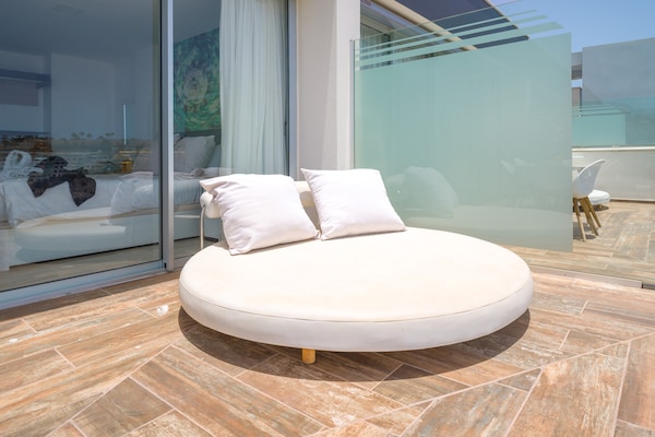 Foto van Huis in Mogán bij Playa de Amadores - Vakantiehuis in Mogán - terrace
