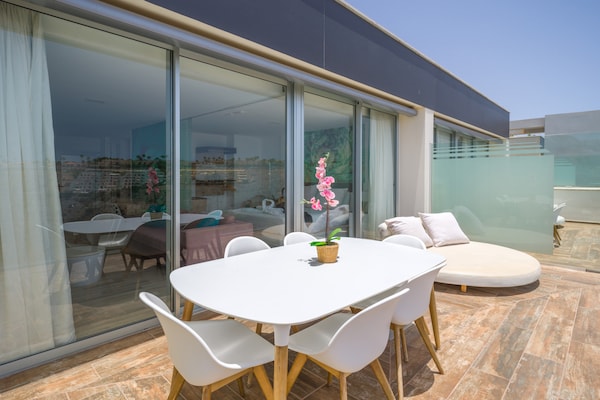 Foto van Huis in Mogán bij Playa de Amadores - Vakantiehuis in Mogán - terrace