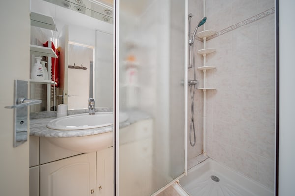 Foto van Appartement in Allos met Bergzicht - Vakantiehuis in Allos - BathRoom