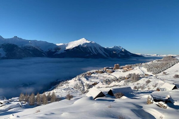 Foto van Appartement in Franse Alpen met zwembad & skiën - Vakantiehuis in Orcières - AreaWinter20KM