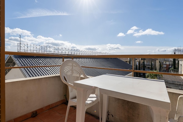 Foto van Klassieke Riviera-vakantie met zwembad in Grasse - Vakantiehuis in Grasse - TerraceBalcony
