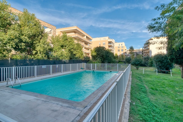 Foto van A/C 2slk/6P flat 2 min van strand - Vakantiehuis in Antibes - Untagged