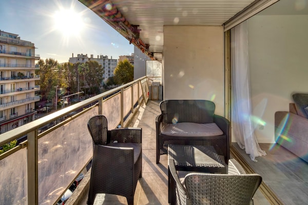 Foto van A/C 2slk/6P flat 2 min van strand - Vakantiehuis in Antibes - Untagged