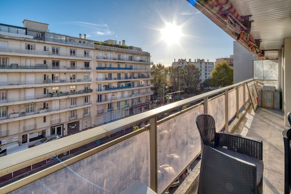 Foto van A/C 2slk/6P flat 2 min van strand - Vakantiehuis in Antibes - Untagged
