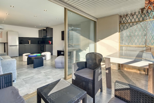 Foto van A/C 2slk/6P flat 2 min van strand - Vakantiehuis in Antibes - Untagged