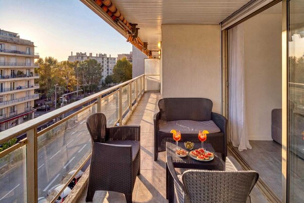 Foto van A/C 2slk/6P flat 2 min van strand - Vakantiehuis in Antibes - Untagged