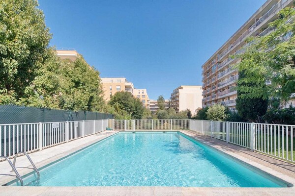 Foto van A/C 2slk/6P flat 2 min van strand - Vakantiehuis in Antibes - Untagged