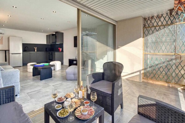 Foto van A/C 2slk/6P flat 2 min van strand - Vakantiehuis in Antibes - Untagged