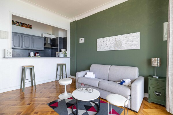 Foto van Charmant appartement met airconditioning voor 2 personen aan de kust - Nice - Untagged
