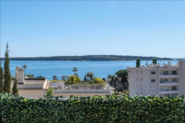 Foto van Penthouse met zeezicht en zwembad, airconditioning, 6 personen – Cannes - Untagged