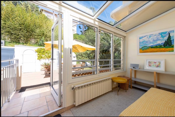 Foto van Penthouse met zeezicht en zwembad, airconditioning, 6 personen – Cannes - Untagged