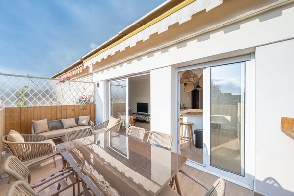 Foto van Prachtig appartement met terras - Carre d'Or Cannes - 