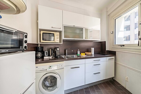 Foto van Appartement met airconditioning en balkon - 2 slaapkamers/4 personen - Cannes/Strand - Untagged