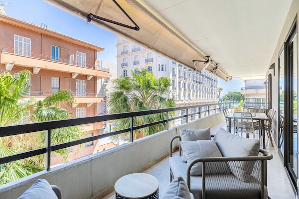 Foto van Modern appartement met airconditioning, 2 slaapkamers/4 personen - Cannes - Untagged