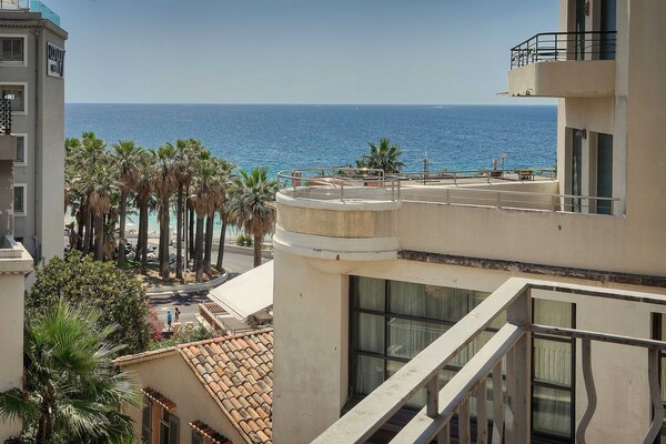 Foto van Prachtig appartement met airconditioning, 6 personen en uitzicht op zee - Cannes - Untagged