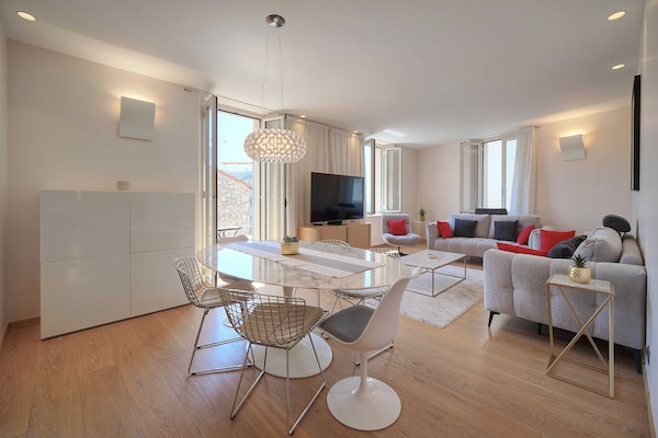 Foto van Prachtig appartement met airconditioning, 6 personen en uitzicht op zee - Cannes - Untagged