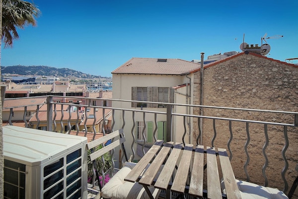 Foto van Prachtig appartement met airconditioning, 6 personen en uitzicht op zee - Cannes - Untagged
