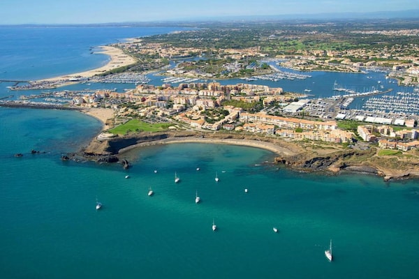 Foto van Zonnig appartement aan het water - Vakantiehuis in Agde - AreaSummer20KM