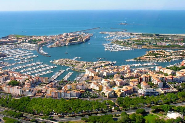 Foto van Zonnig appartement aan het water - Vakantiehuis in Agde - AreaSummer20KM