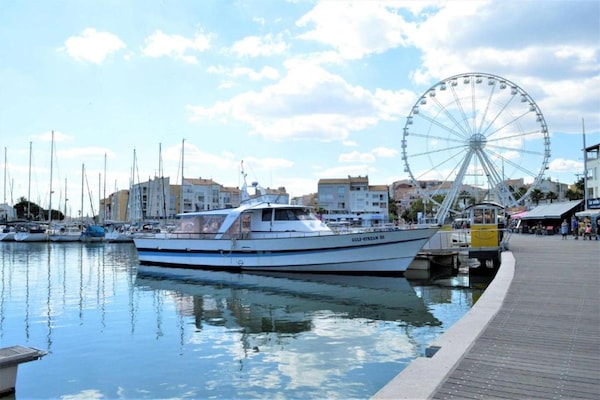 Foto van Zonnig appartement aan het water - Vakantiehuis in Agde - AreaSummer20KM