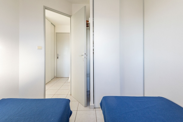 Foto van Zonnig appartement aan het water - Vakantiehuis in Agde - BedRoom