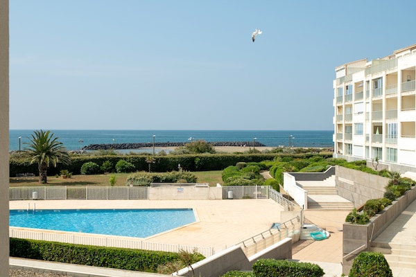 Foto van Comfortabel appartement aan zee in Agde - Vakantiehuis in Agde - Outdoor