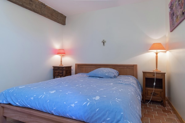 Foto van Boerderij in Giroux bij bos en meer - Vakantiehuis in Giroux - BedRoom