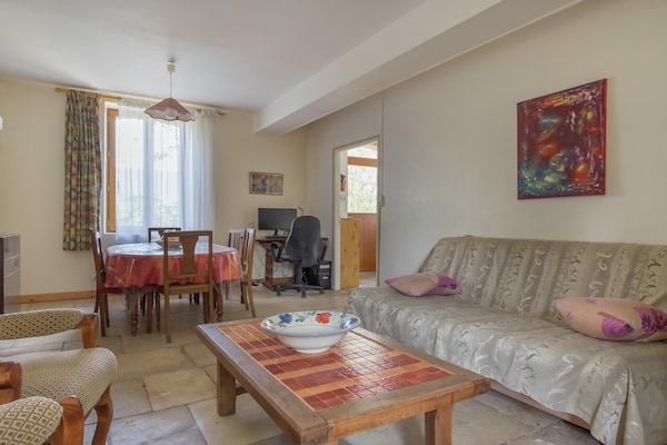 Foto van Boerderij in Giroux bij bos en meer - Vakantiehuis in Giroux - LivingRoom