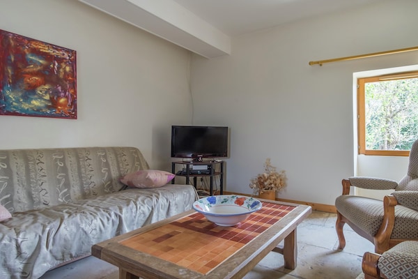 Foto van Boerderij in Giroux bij bos en meer - Vakantiehuis in Giroux - LivingRoom