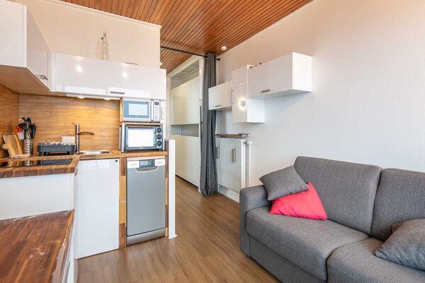 Foto van Gezellige berghut in de buurt van Bachat Boulevard - LivingRoom