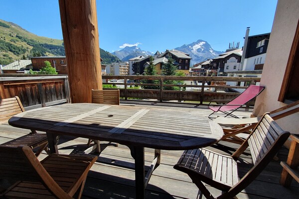 Foto van Alpine Comfort voor 8 gasten - Vakantiehuis in Les Deux Alpes - terrace