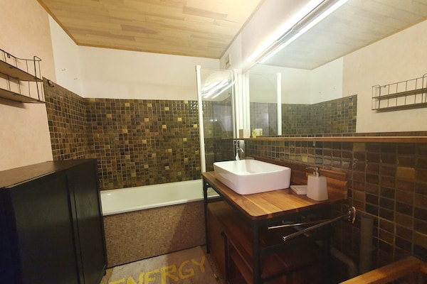 Foto van Comfort bij Résidence Meijotel - Vakantiehuis in Les Deux Alpes - BathRoom