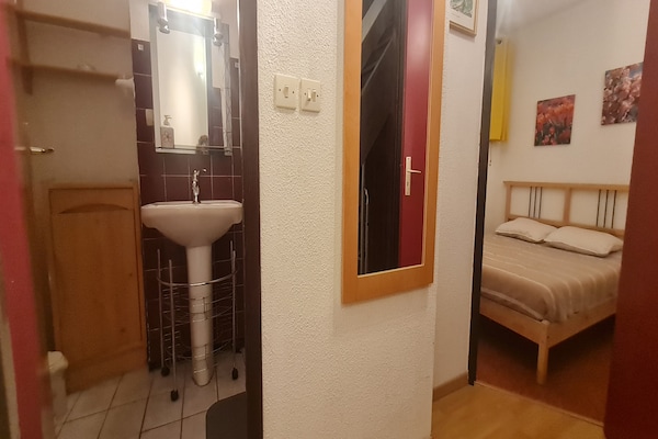 Foto van Licht en gezellig appartement met 1 slaapkamer - Vakantiehuis in Les Deux Alpes - BathRoom