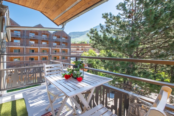 Foto van Ski-appartement in Les Deux Alpes - Vakantiehuis in Les Deux Alpes - TerraceBalcony