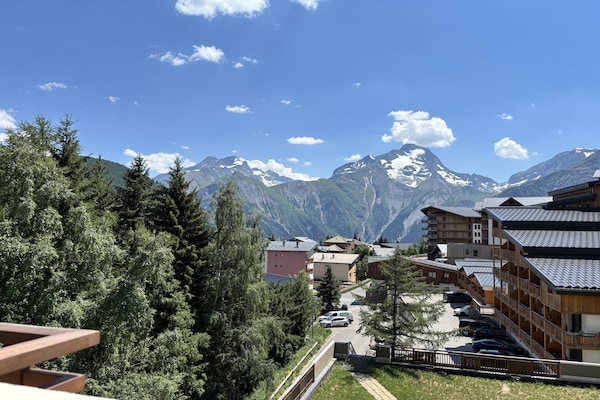 Foto van Gezellig appartement met uitzicht op de bergen in Les Deux Alpes voor 4 personen - ViewSummer