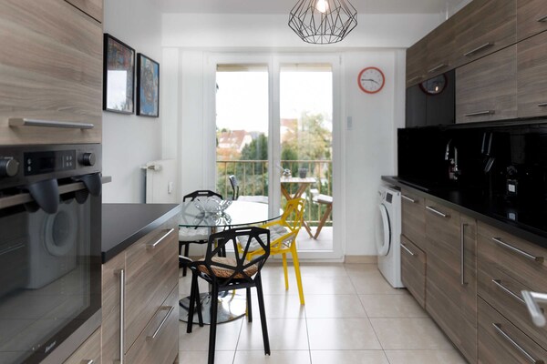 Foto van Prachtig 3-slaapkamer/6-persoons familieappartement in Straatsburg - Untagged